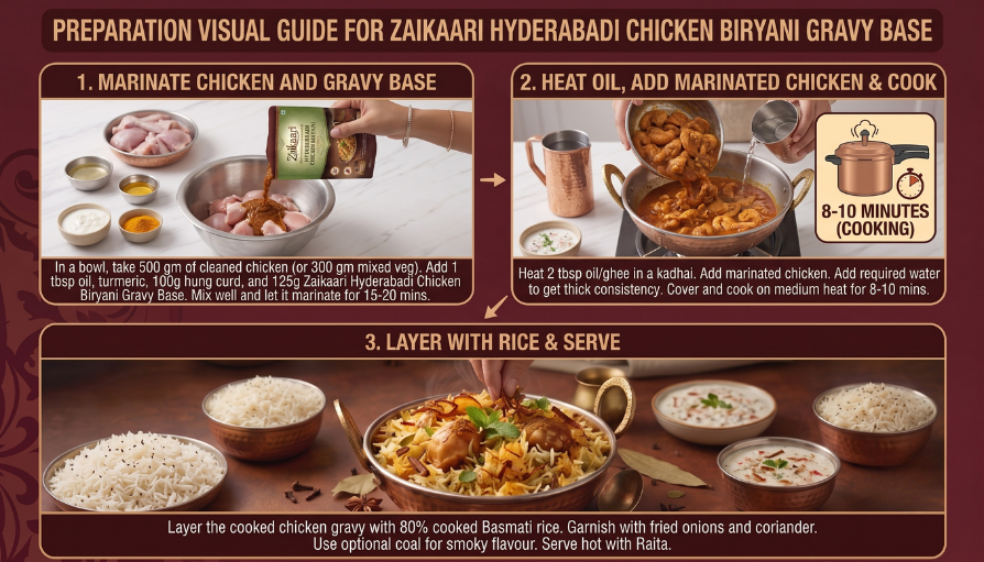 Hyderabadi Chicken Biryani